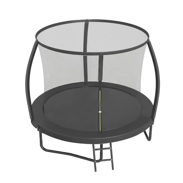 Trampolin 244x239 cm Sort Udendørs