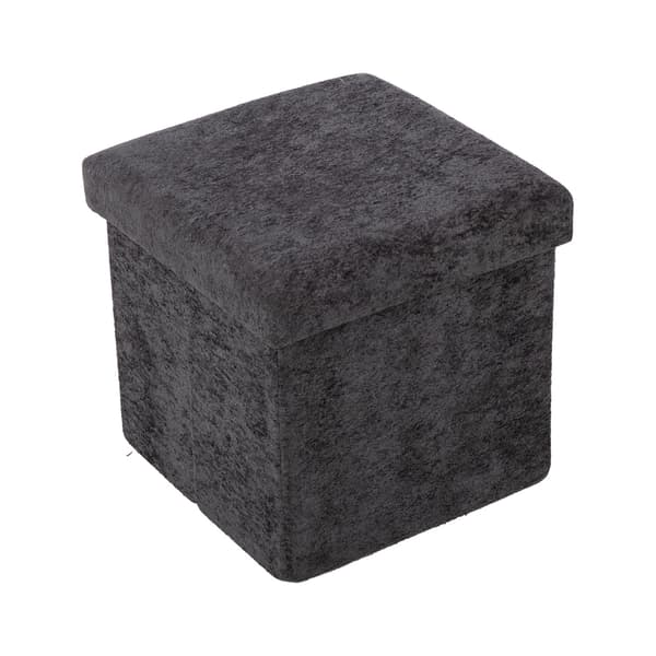 Puf JESSE 30x30x30 cm grå opbevaring