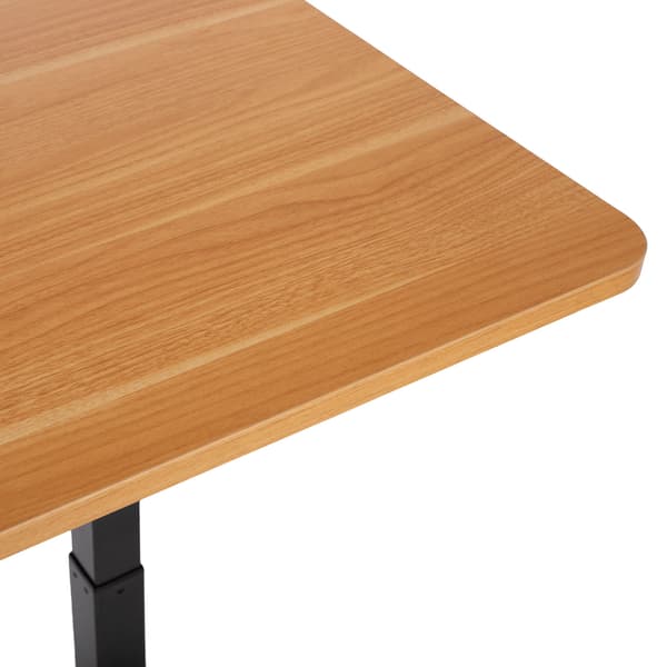 Skrivebord ERGO manuel 120x60xH70-115 cm, eg/sort