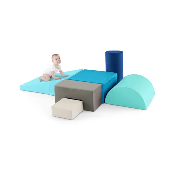 Skumklatreblokke 6 stk navy