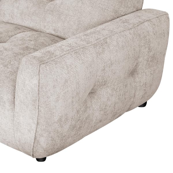 Sofa DAMALI 224x96x81 cm lys brun