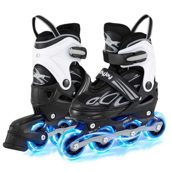 Justerbare Inline Rulleskøjter til Børn, Sort