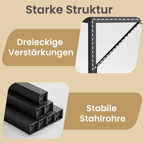 Skrivebord, 80x50x75 cm, Brun-Svart