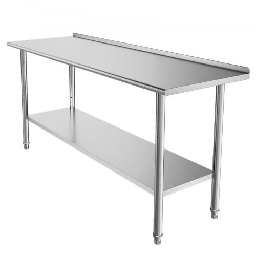Työpöytä 61x183 cm Ruostumaton teräs