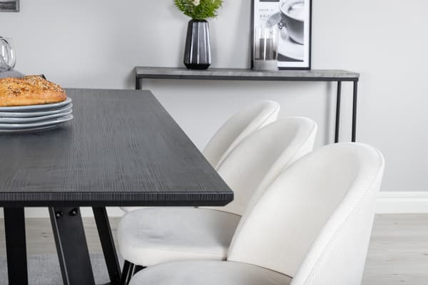 Spisebord og stol sæt Marina Beige Sort
