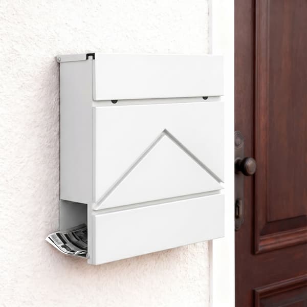 Metal postkasse med avisholder, Kodustaar