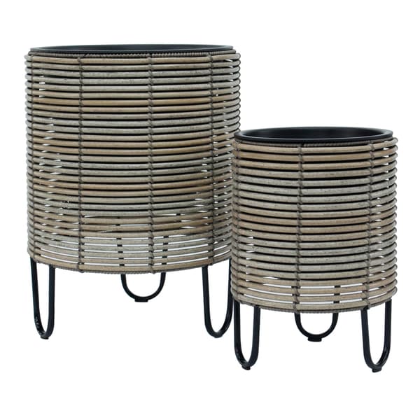 Planter 25x35 cm Beige-Grå Korg