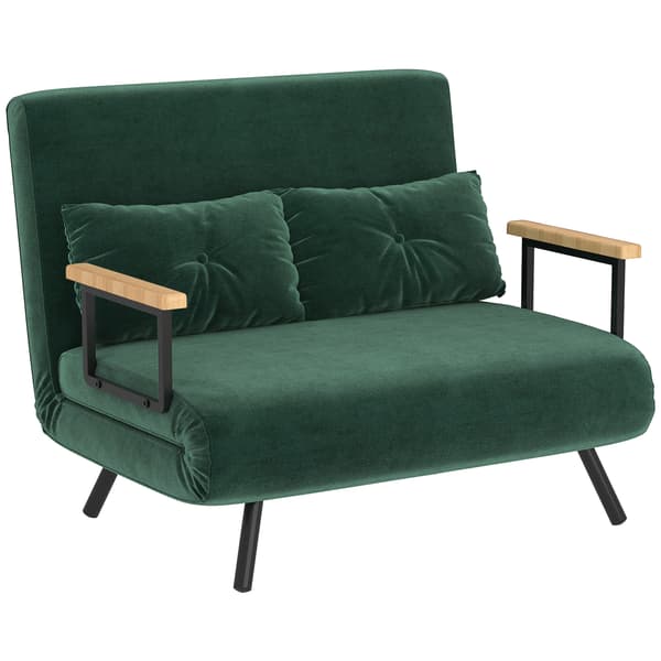 Sofa Seng 102x73x81 cm Grøn Fløjl Polstring
