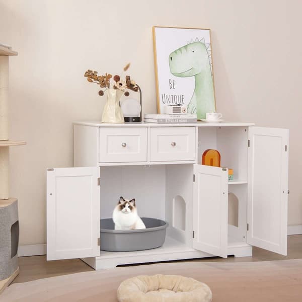Kat Toiletskab, 100x45x80 cm, Hvid