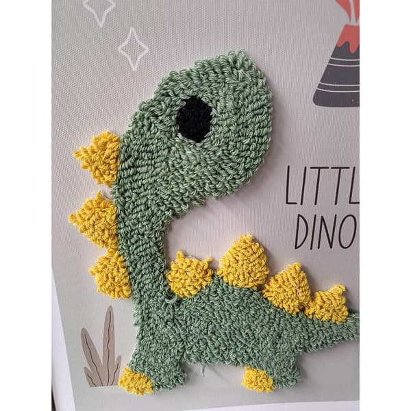 Seinätaide 30x40x2,3 cm Dinosaurius