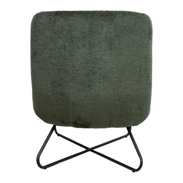 Slipper Stol FARICA 65x74x84 cm Grøn Stof