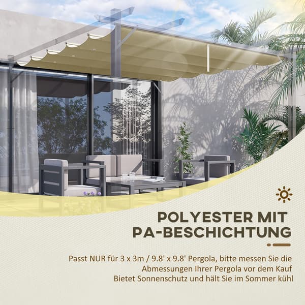 Vara-katto, 250x255 cm, Beige