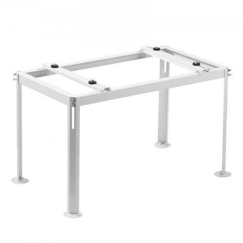 Mini Split Golvställ, 100x55x60 cm, Vit, Justerbar Stål