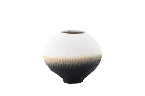 Vase 24x21 cm Beige Keramik