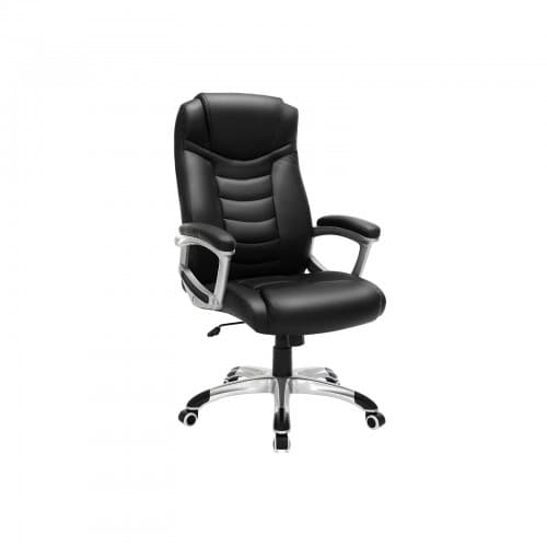 Kontorstol, 74x67x120 cm, Sort
