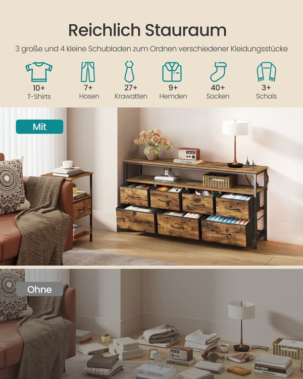 Sideboard 30x113,8x68,1 cm Brun