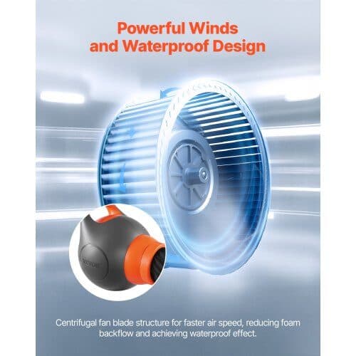 Skummaskine GF-150ET 115 W grå/orange