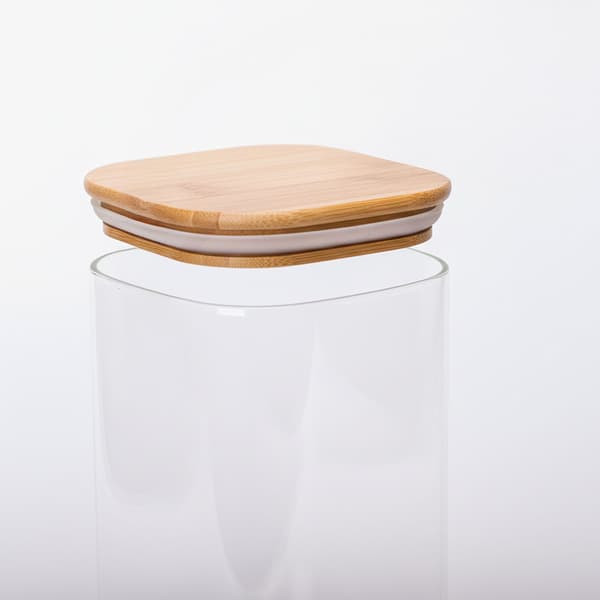 Förvaringsburkar set, 21x10x10 cm, Transparent, Glas, Kodustaar