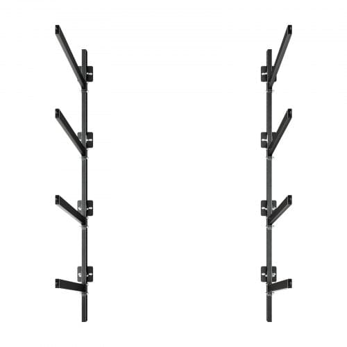 Kajakopbevaringsstativ 79,5x9x77 cm Justerbart Carbonstål