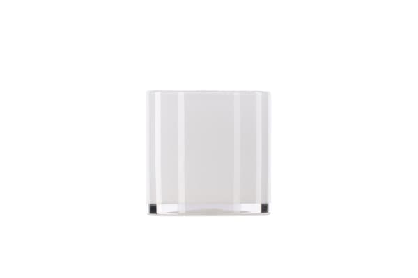Lanterne Glora 12x12 cm Hvid Glas