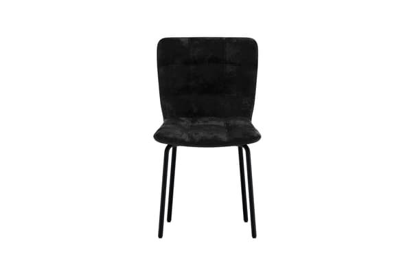 Spisestol Punsch 45x47 cm Sort Velour