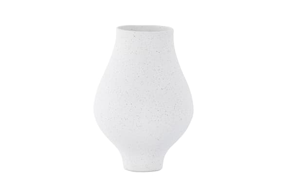 Vase Rellis 10x24x14 cm Hvid