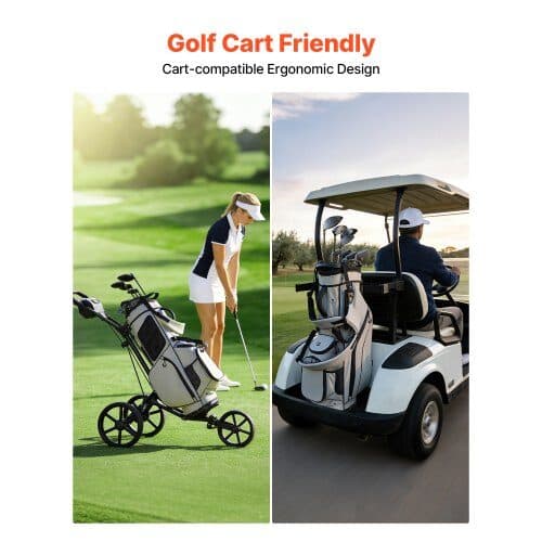 Golfvognstaske G-SB-04 420x260x930 mm sort polyester
