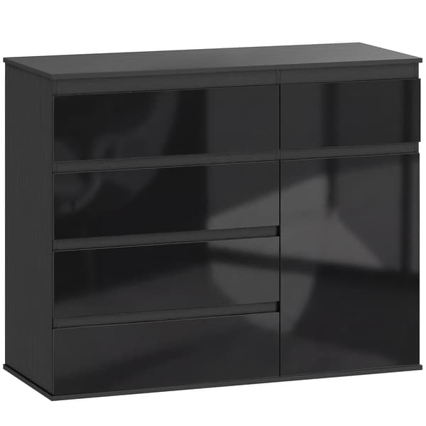 Skænk 100x40x80 cm Sort Opbevaring