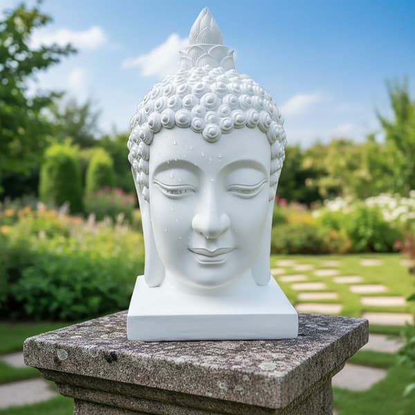 Buddhan pään patsas 60 cm, Kodustaar