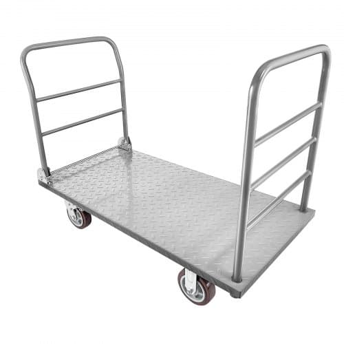Platformvogn 1220x610x920 mm, robust fladvogn, stål