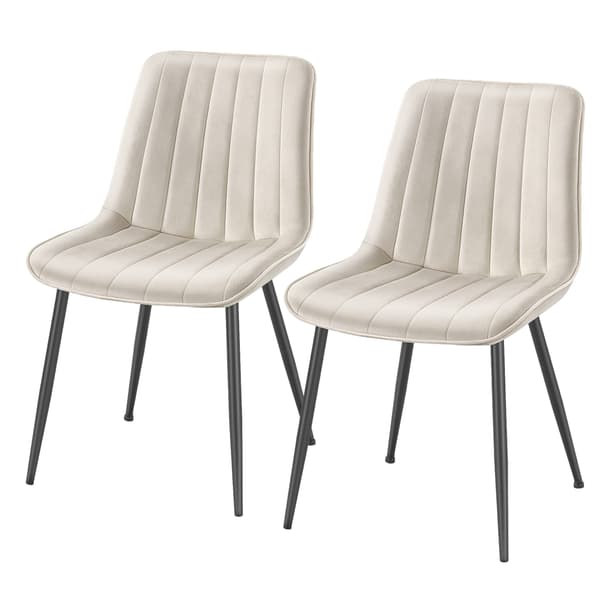 Spisesædestol sæt 57x48x80 cm Beige