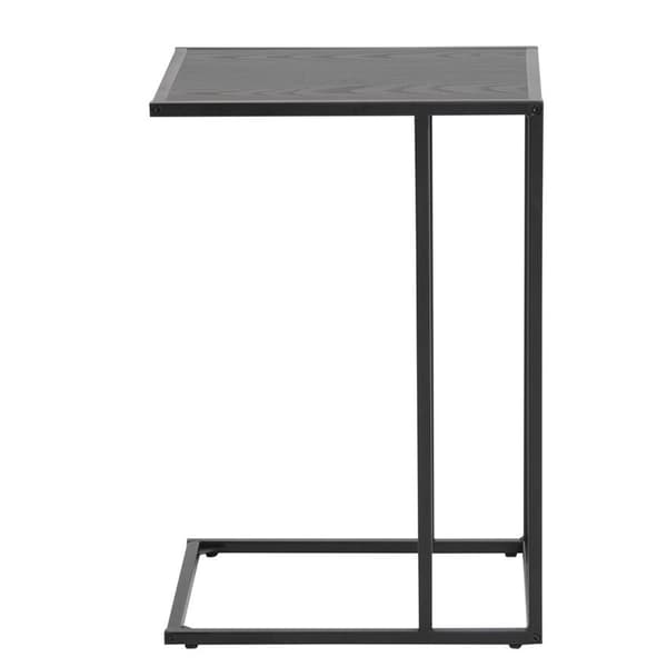 Bærbart bord til laptop 43x35x63 cm Sort metal