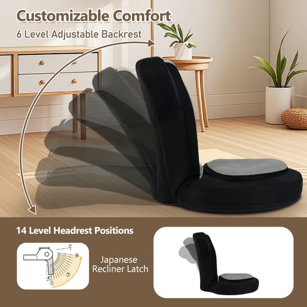 Sofastol, 64x48x53 cm, Grå, Justerbar