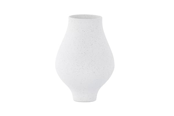 Vase Rellis 10x24x14 cm Hvid