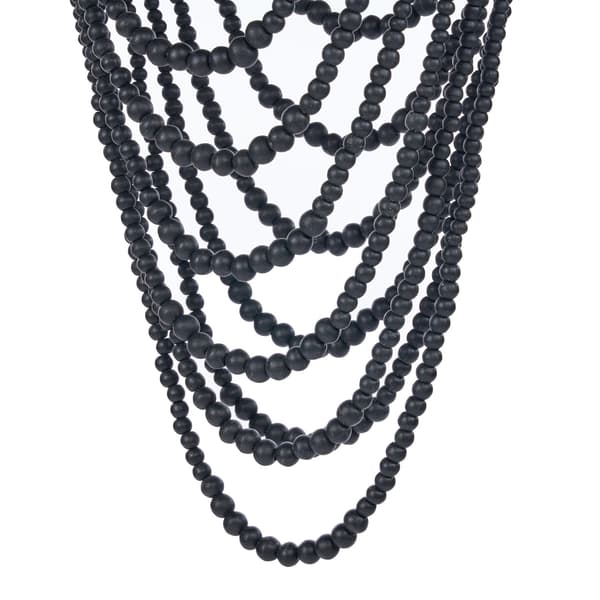 Krona 47x47x80 cm Svart Trä