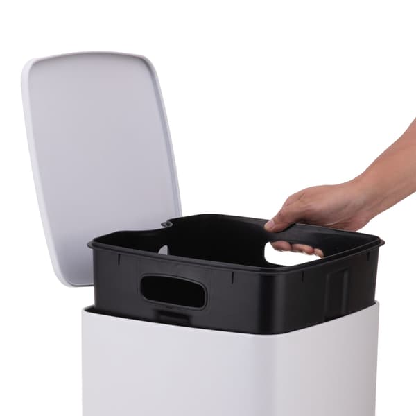 Køkkenaffaldsspand 20L hvid, Kodustaar