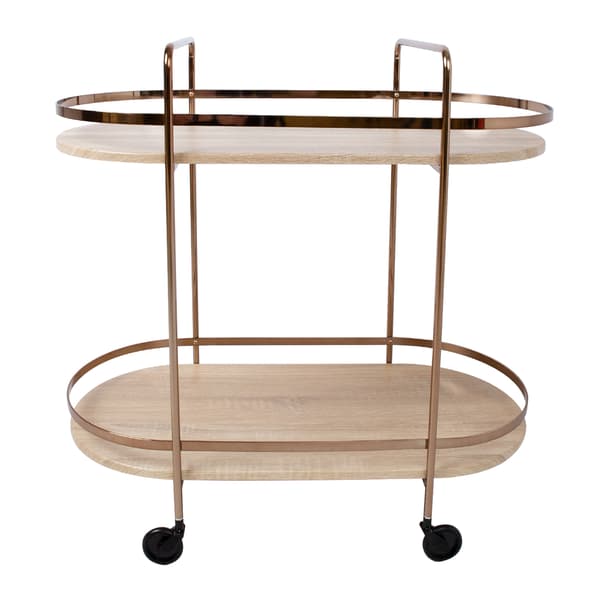 Serveringsvogn Genova 80x42x80 cm Brun