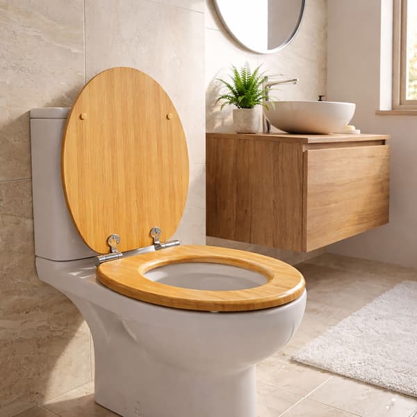WC-istuin, Soft-Close, MDF, Kodustaar