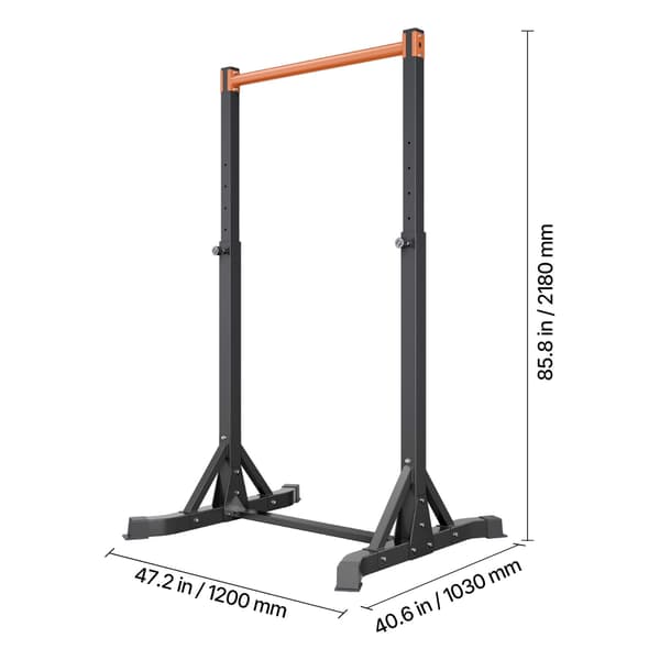 Pull Up Bar, 103x120x218 cm, Stål, Justerbar, Träningsutrustning
