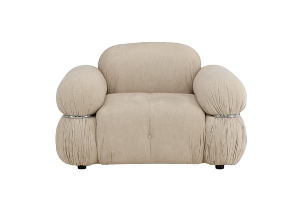Nojatuoli Mika Beige Metalli