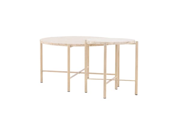 Sofabord sæt 70x40 cm Beige Mactan