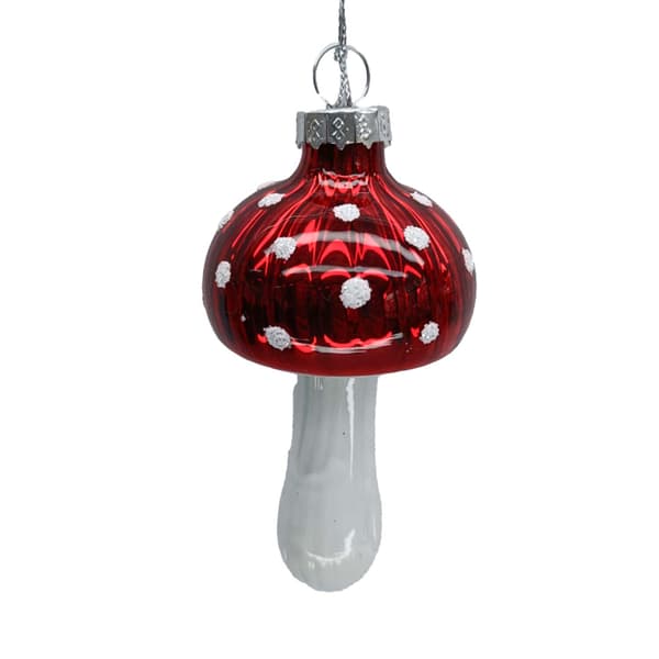 Juleophæng Joy Svamp 9 cm Glas