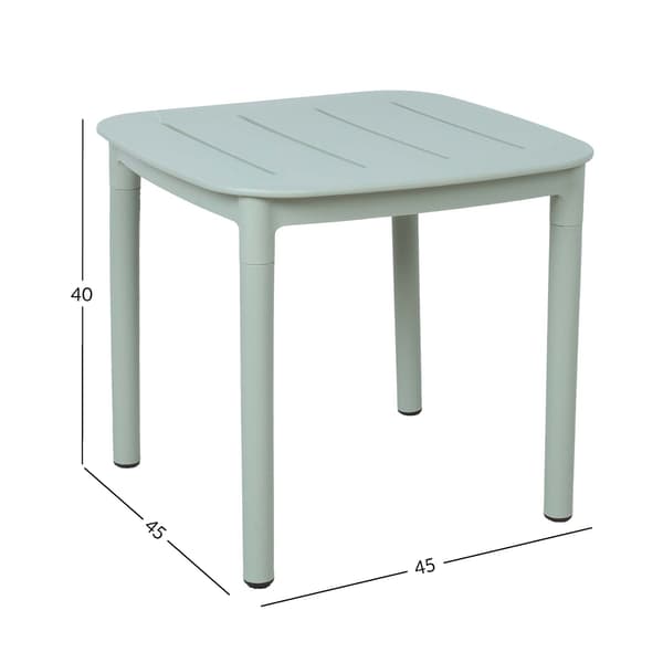 Bord Mango 45x45x40 cm grågrön plast