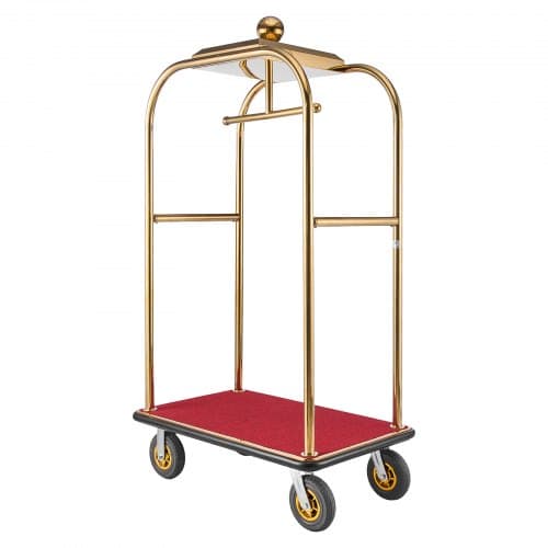 Bagagevogn X-125B-G 108x64x194 cm guld