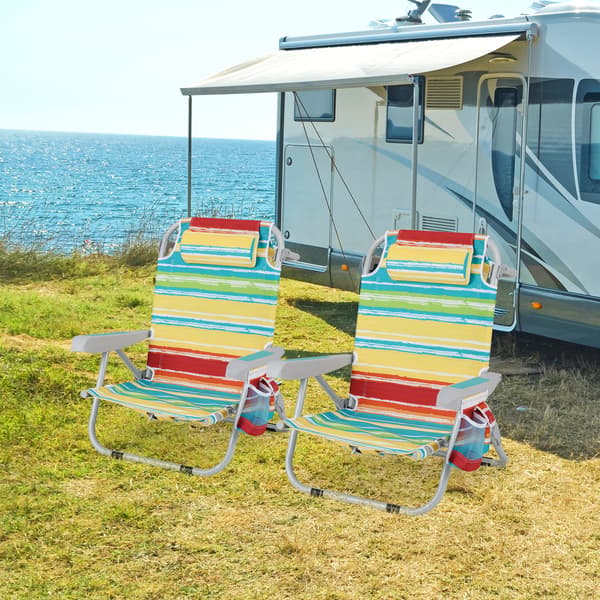 Strandstol 66x64,8x78,7 cm navy