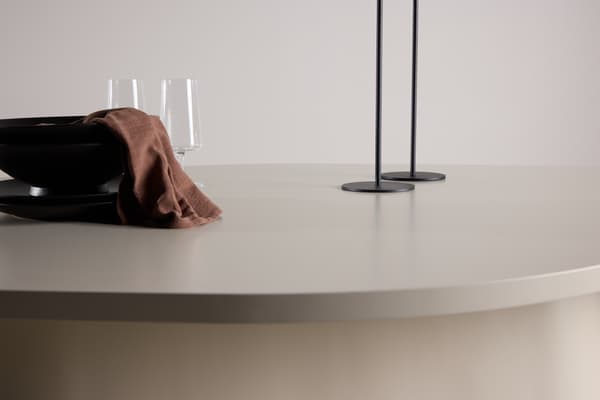 Spisebord 210x110x75 cm Beige MDF