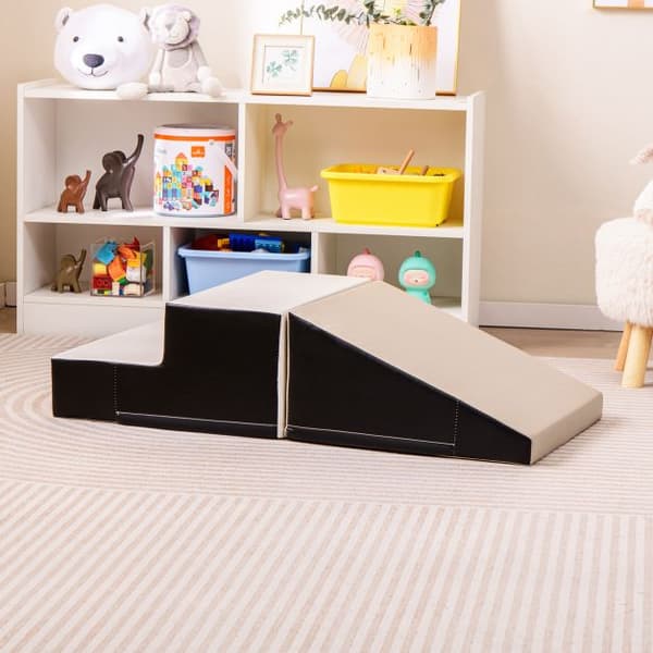 Step and Slide Climber Set 2 kpl 100x50x25 cm beige