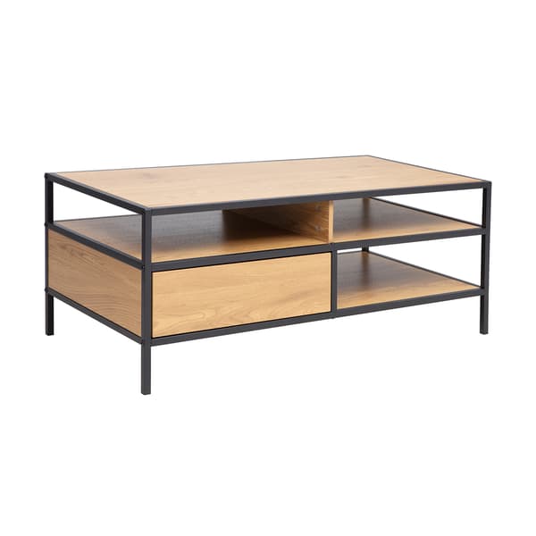 Sofabord HEDVIG 100x50x40 cm Ask Sort