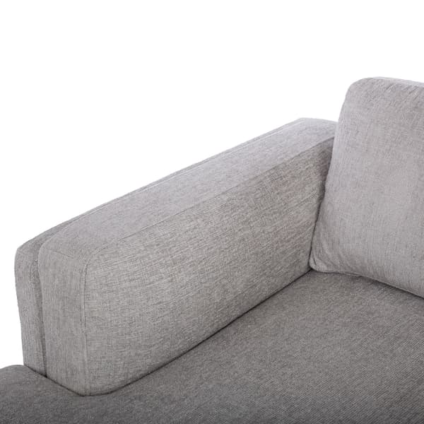 Hörnsoffa SIRE 272x174x83 cm Grå Tyg