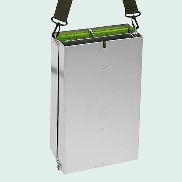 Sluice Box 6,5x35x127 cm Sølv Aluminium Foldbar, Kodustaar